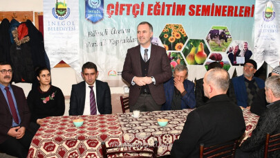 İnegöl'de Çiftçi Eğitim Seminerleri Sürüyor