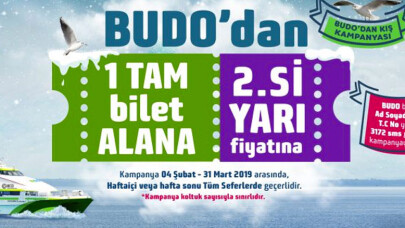BUDO’dan 1 tam bilet alana, 2. bilet yarı fiyatına