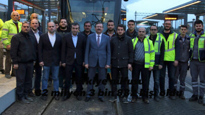 Akçaray tramvay hattının 2. etabında sona gelindi