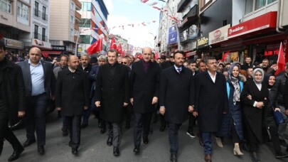 Cumhur İttifakı’nın Zeytinburnu’nda büyük yürüyüşü