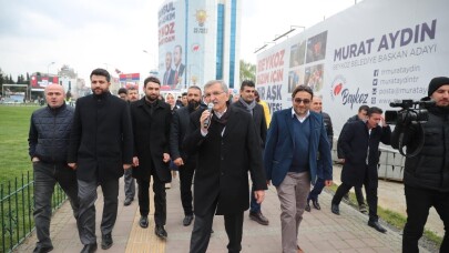 Murat Aydın’dan Beykoz’da dev sevgi yürüyüşü