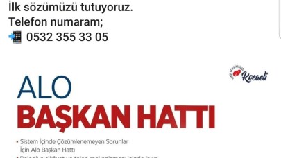 Başkan Büyükakın ilk sözünü tuttu