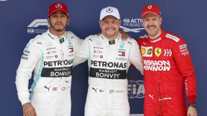 Çin Grand Prix’inde pole pozisyonu Bottas’ın