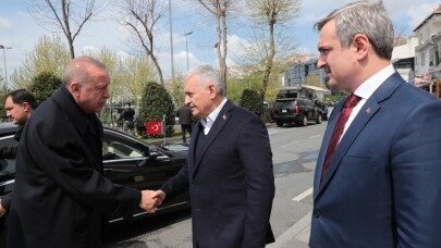 Cumhurbaşkanı Erdoğan, Yıldırım, Özhaseki ve bazı belediye başkanları ile görüştü