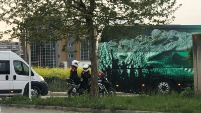 Düşme hattında yer alan Bursaspor’a polisten yoğun önlem