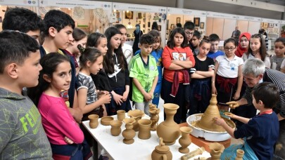 Geleneksel el sanatlarına okullardan büyük ilgi