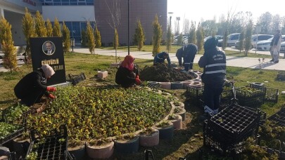 Gürsu Cüneyt Yıldız Devlet Hastanesi’ne çevre düzenlemesi