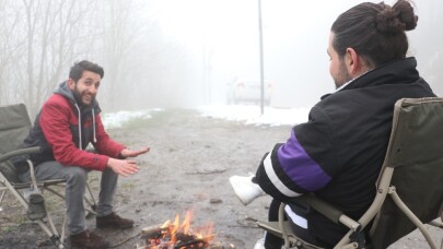 Kocaeli’nin yüksek kesimleri beyaza büründü