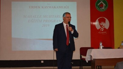 Muhtarlara “Hizmet İçi Eğitim” Semineri