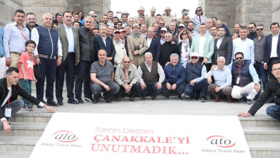 ATO Meclisi Çanakkale'de Duatepe için incelemelerde bulundu