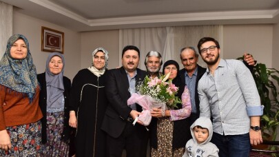 Başkan Avcı’dan, şehit ailesine ziyaret