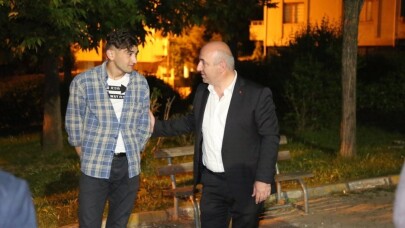 Başkan Bıyık, iftar sonrası çalışmaları inceledi