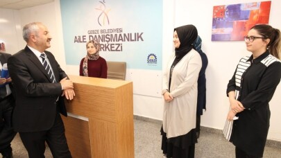 Başkan Büyükgöz, Aile Danışmanlık Merkezi’ni inceledi