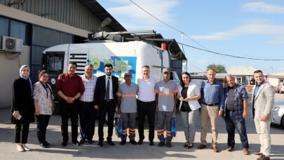 Başkan Işıksu kazalarda yardım eden işçileri tebrik etti