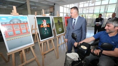 Başkan Mutlu Işıksu engelliler için düzenlenen programa katıldı