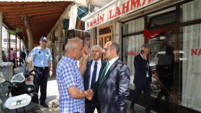Başkan Söğüt, esnafla bir araya geldi
