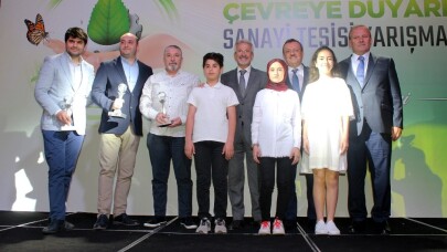 Çevreye duyarlı sanayi tesisleri ödüllendirildi