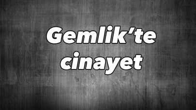 Gemlik'te cinayet