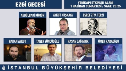İBB Ramazan’ın coşkusunu “Ezgi Gecesi” ile taçlandırıyor