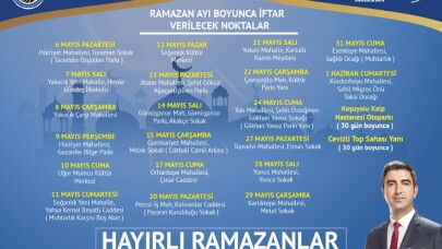 Kartallılar , Kartal Belediyesinin iftar sofrasında buluşuyor