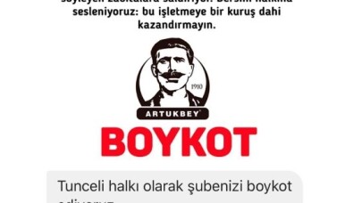 Komünist başkandan bu kez milli firma için boykot çağrısı