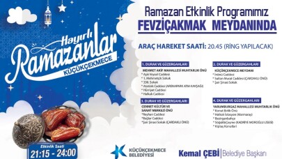 Küçükçekmece’de renkli Ramazan akşamları