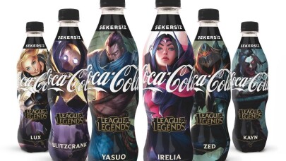 “League of Legends” şampiyonları Coca-Cola şişelerinde