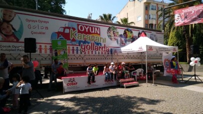 “Oyun Karavanı” çocuklara neşe oldu