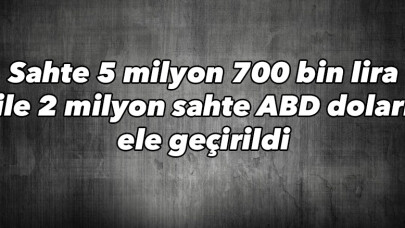 İstanbul’da sahte para operasyonu: 8 gözaltı