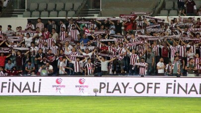 Spor Toto 1. Lig Play-Off Final: Hatayspor: 0 - Gazişehir Gaziantep: 1 (İlk yarı)