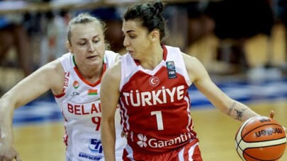 A Milli Kadın Basketbol Takımı, hazırlık maçında Belarus’u mağlup etti