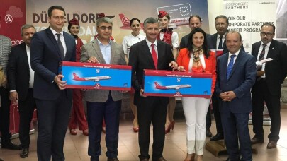 Atlasglobal Düsseldorf-Zonguldak arası charter seferlerine başladı