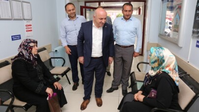 Başkan Bıyık’tan hasta ziyaretleri