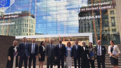 Başkan Yılmaz Brüksel’de