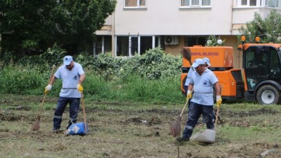 Başkan Yüksel, temizlik çalışmalarını inceledi