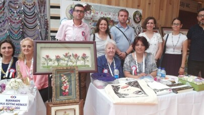 Burhaniye’de yaptılar, Balıkesir’de sergilediler