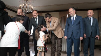 Bursa protokolü bayramlaştı