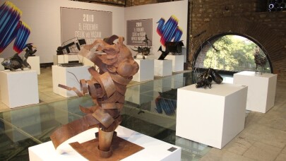 Çelikten sanat eserleri ödüllendirildi