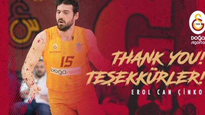 Galatasaray’dan Erol Can Çinko’ya teşekkür