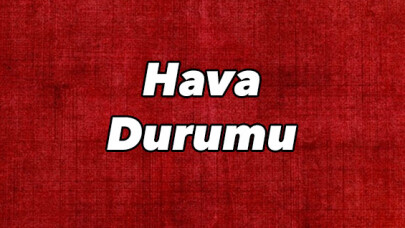 Yurtta hava durumu