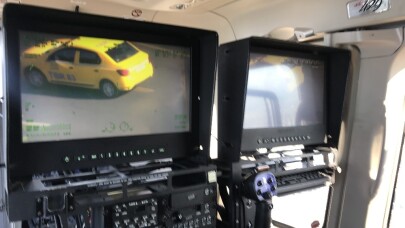 İstanbul’da polis helikopteriyle bayram dönüşü trafik denetimi