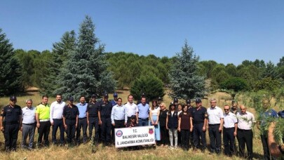 Jandarma Kuruluşunun 180.yılı anısına fidan dikildi