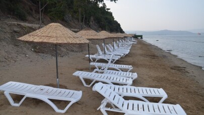 Kadınlar plajı yenilendi