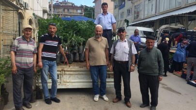Keles Ziraat Odası ceviz ve badem fidanı dağıtıyor