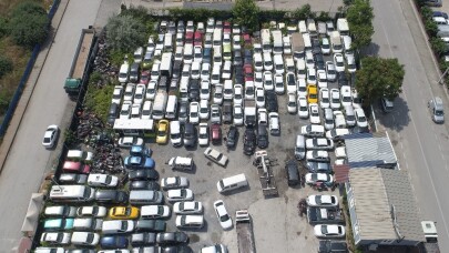 Kocaeli’deki yediemin otoparkları, araç mezarlığına döndü