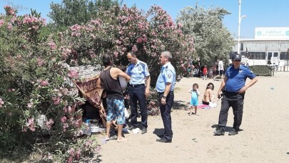 Kumsaz’da çadır operasyonu