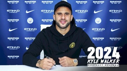 Manchester City, Kyle Walker’ın sözleşmesini 2024’e kadar uzattı