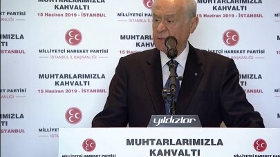 MHP lideri Bahçeli: "Bu mektuba verilecek en kalıcı cevap buruşturup geri göndermektir"