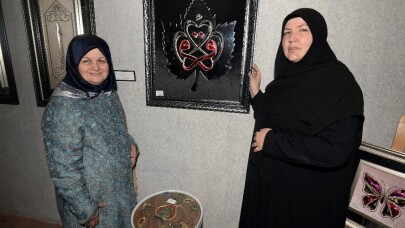 Sabırla örülen tellerden şaheserler çıktı