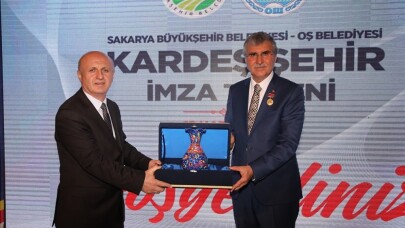 Sakarya ile Oş kardeş şehir oldu